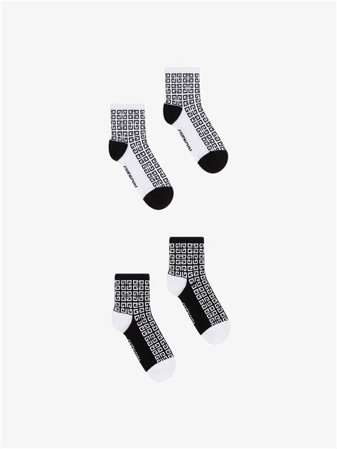 black and yellow givenchy socks|Socks in 4G jacquard .